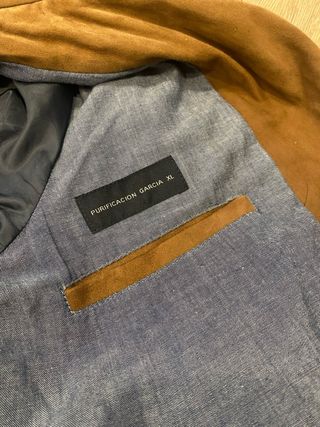 Chaqueta ante marrón Purificación García