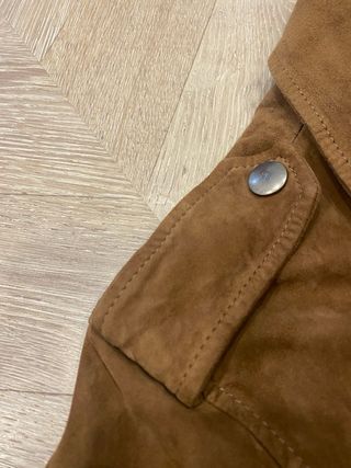 Chaqueta ante marrón Purificación García