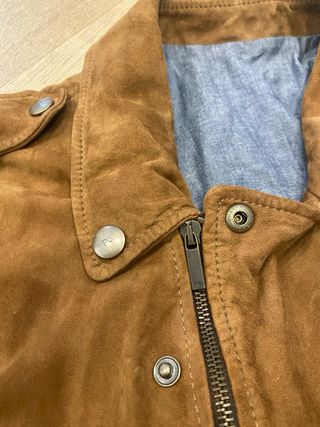 Chaqueta ante marrón Purificación García