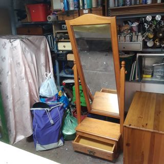 Espejo tocador madera