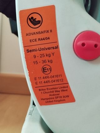 Silla coche Britax Römer