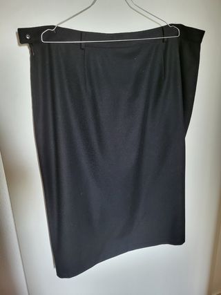 Gonna lana vintage nera