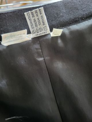 Gonna lana vintage nera