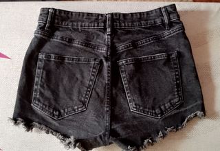 Shorts negros Zara - tiro alto