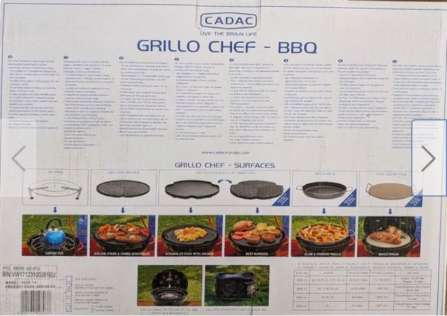 Cadac Grillo Chef BBQ - Parrilla