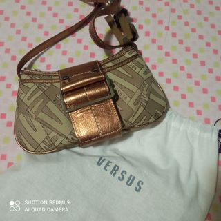 Borsetta Versus marrone e oro