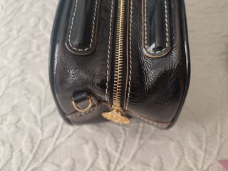 Bolso Tous charol negro de piel