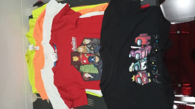 Ropa verano camiseta manga corta y tirantes niño
