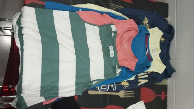 Ropa verano camiseta manga corta y tirantes niño