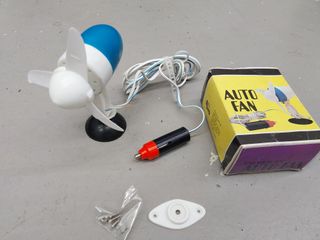 VENTILADOR AUTO FAN COCHE CLÁSICO 12 VOLTIOS RETRO