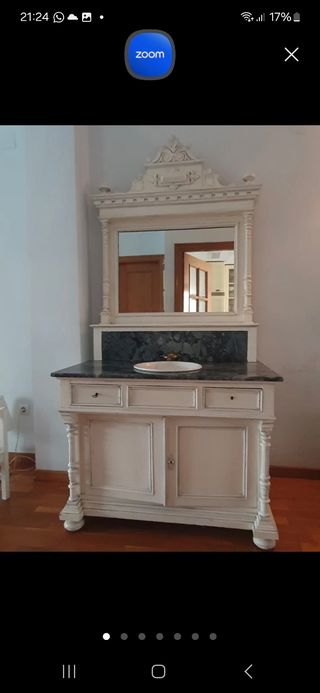 Aparador lavabo antiguo restaurado