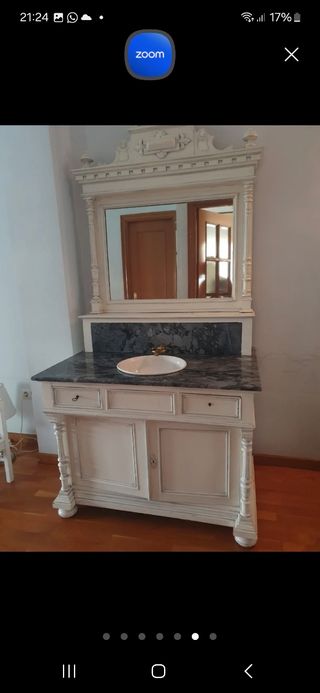 Aparador lavabo antiguo restaurado