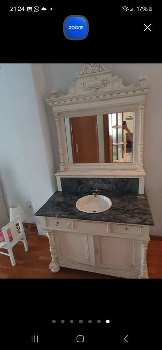 Aparador lavabo antiguo restaurado