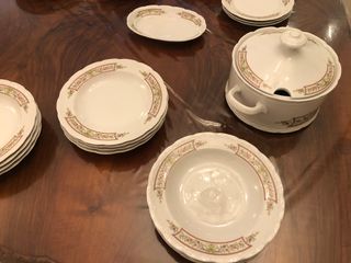 SERVIZIO PIATTI PORCELLANA ANNI 50/60 MITTERTEICH