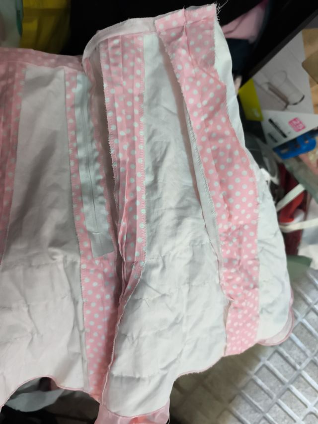 Falda gitana lunares rosa