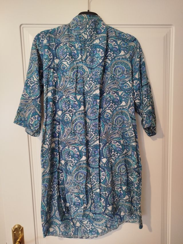 Vestido playero azul - Talla única