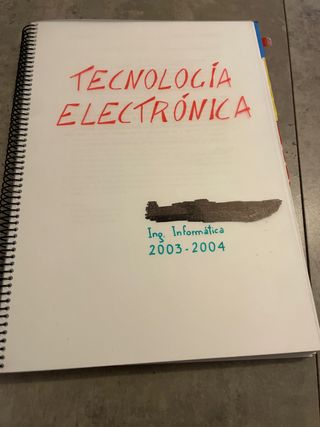 Apuntes Tecnología Electrónica. Ing. Informática