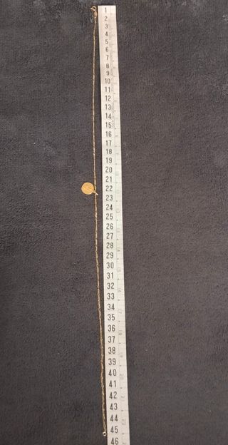 Cadena con medalla de oro 18 kt