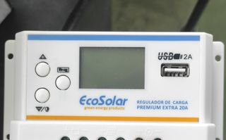 Regulador Carga Solar EcoSolar 20A PWM