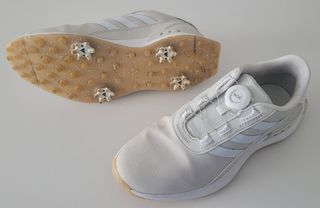 Zapatillas golf Adidas S2G BOA 24 mujer - Beige
