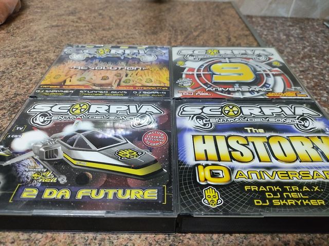 CDs Scorpia: Revolución, 9 Aniversario, 2 Da Futur
