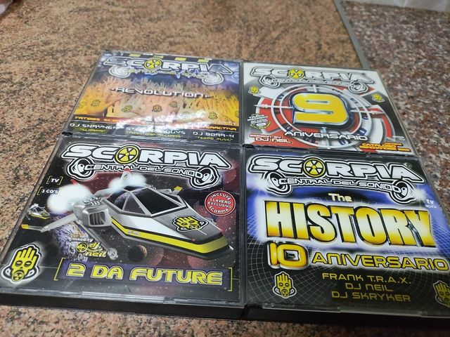 CDs Scorpia: Revolución, 9 Aniversario, 2 Da Futur