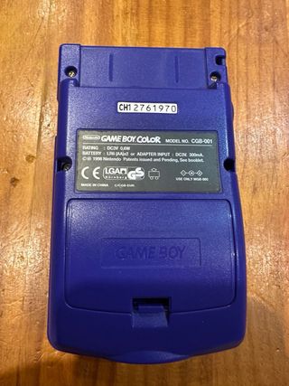Game Boy Color morado + 6 juegos