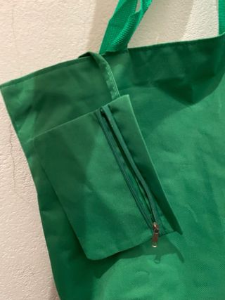 Bolsa de tela verde