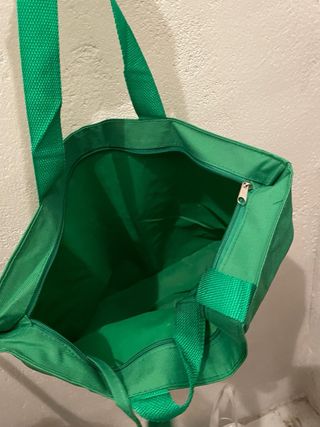 Bolsa de tela verde