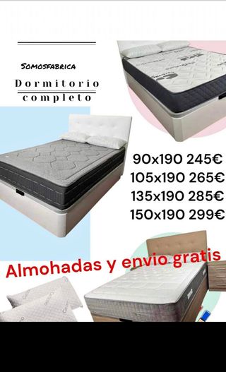 Dormitorio completo 90-150cm