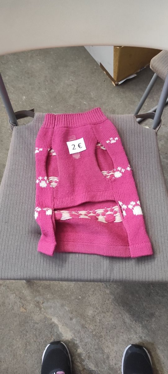 Jersey perro rosa - Talla S