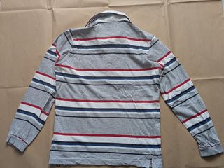 Polo a righe & T-shirt arancione