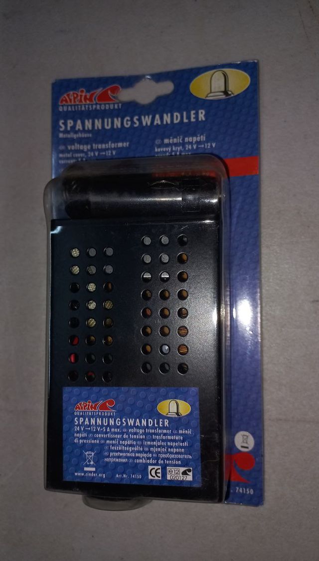 Convertidor 24V-12V para coche