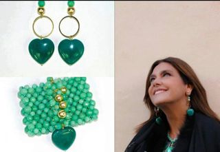 Joyas Ágatas: Pendientes y Brazalete