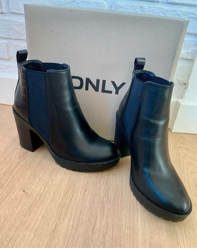 Botines Only negros talla 39