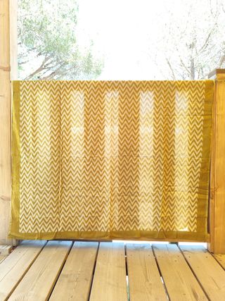 Pareo de algodón hecho a mano en la India