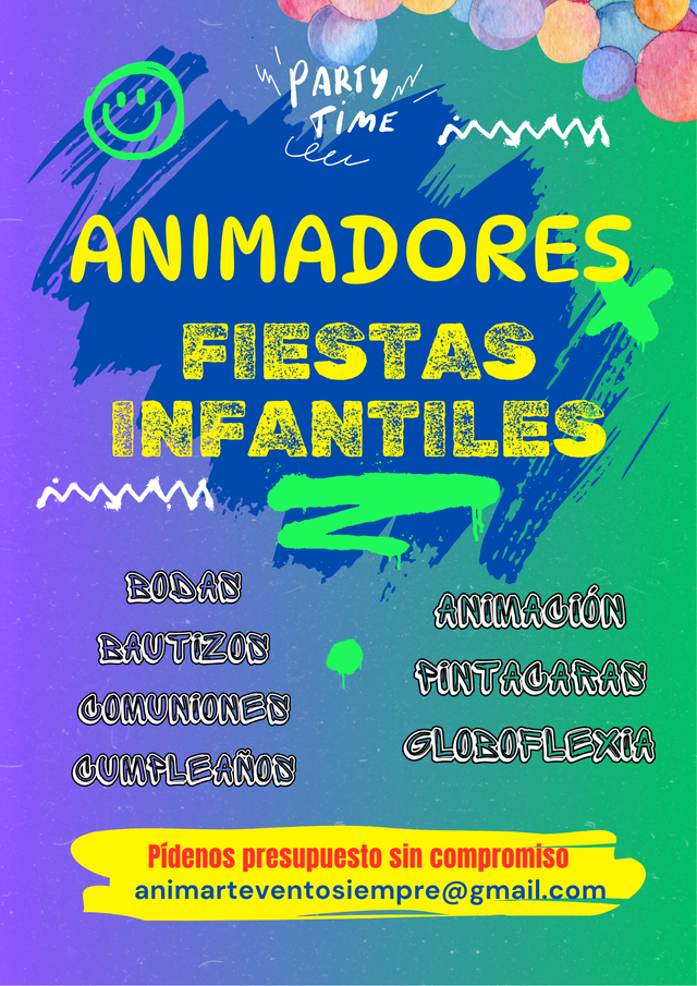 Animación infantil - Fiestas
