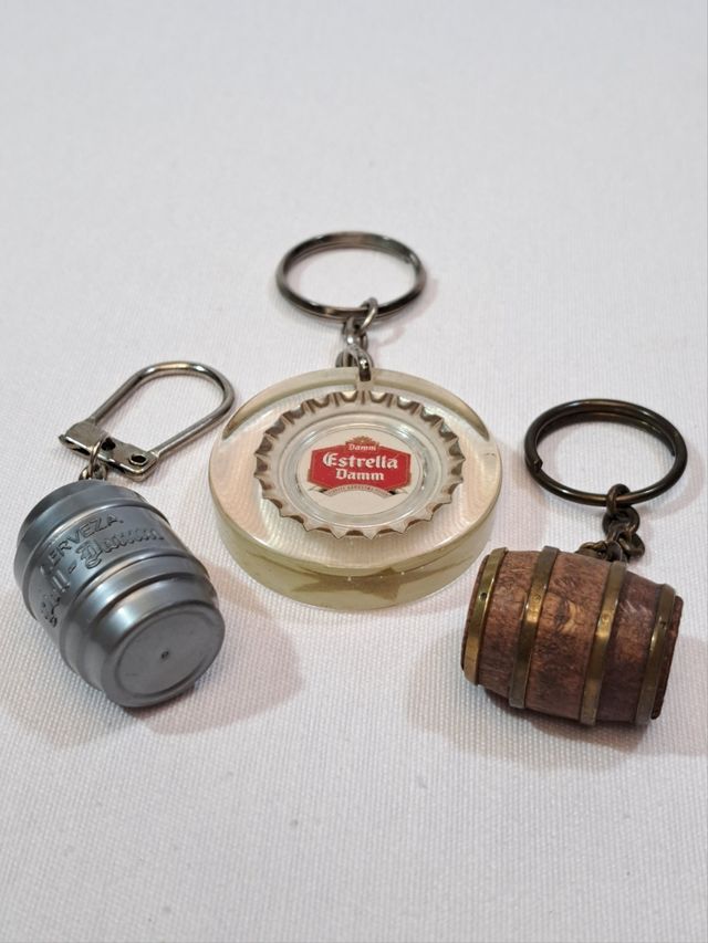 Llaveros Estrella Damm cerveza