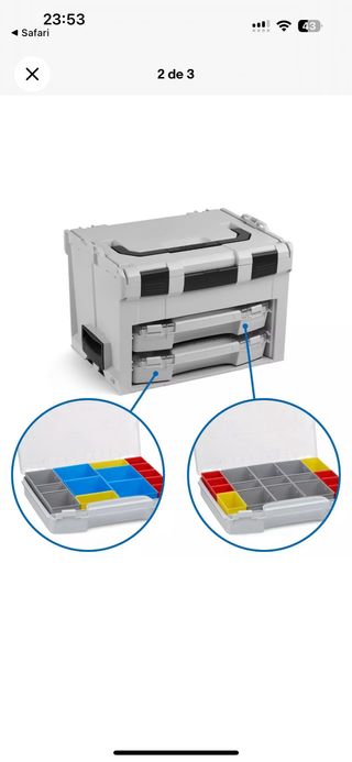 Caja herramientas LS Boxx 2 cajones