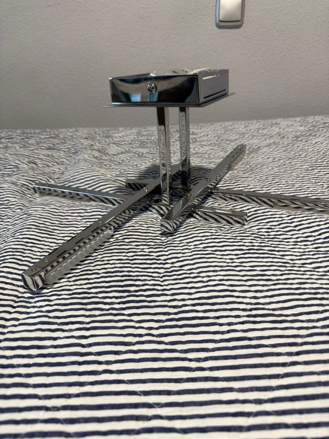 Lámpara moderna - Metal y cristal