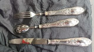 Posate argento 800 anni '50