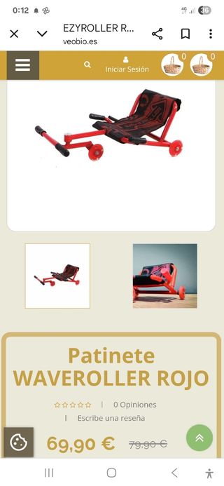 Patinete WaveRoller Rojo