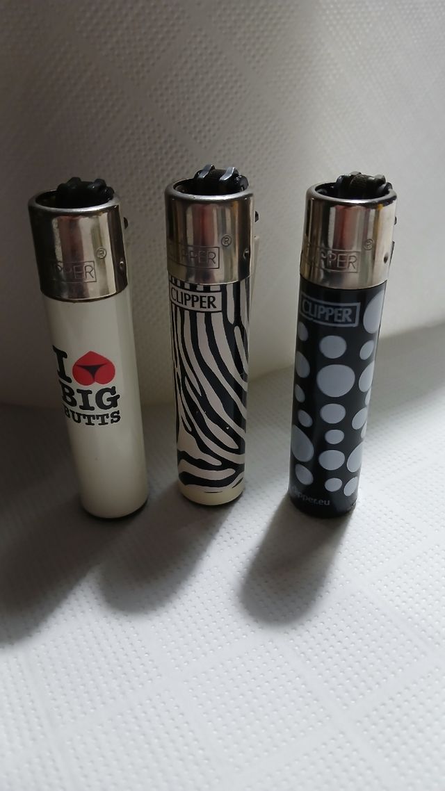 3 Isqueiros Clipper Coleção