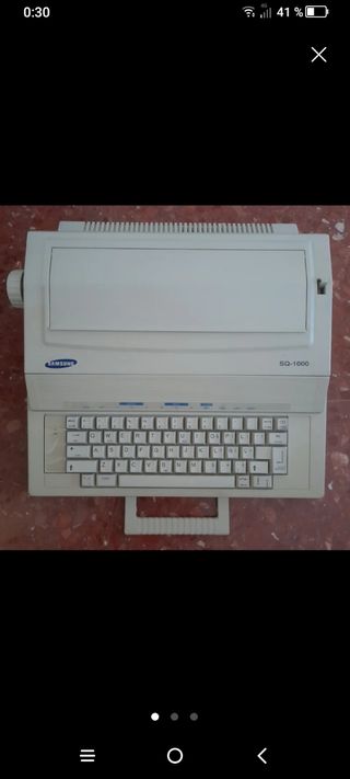 Máquina escribir Samsung SQ-1000