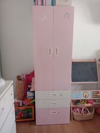 Armario infantil rosa - Niña