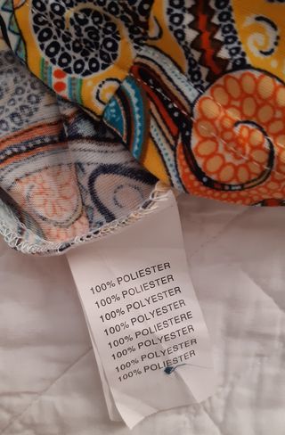 Vestido largo estampado 40 Anany