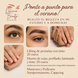 Kapping, semipermanente y acrílico, Pestañas/Cejas