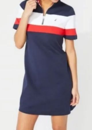 Vestido Náutica M - Azul, Rojo