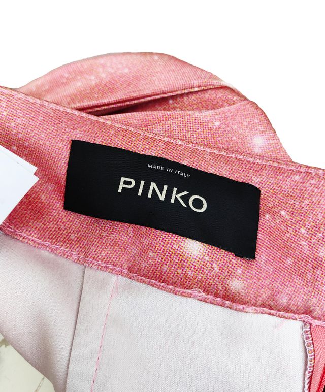 Pinko Palazzo Trouser Space Printed Wide Leg S