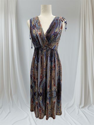 Vestido boho chic multicolor